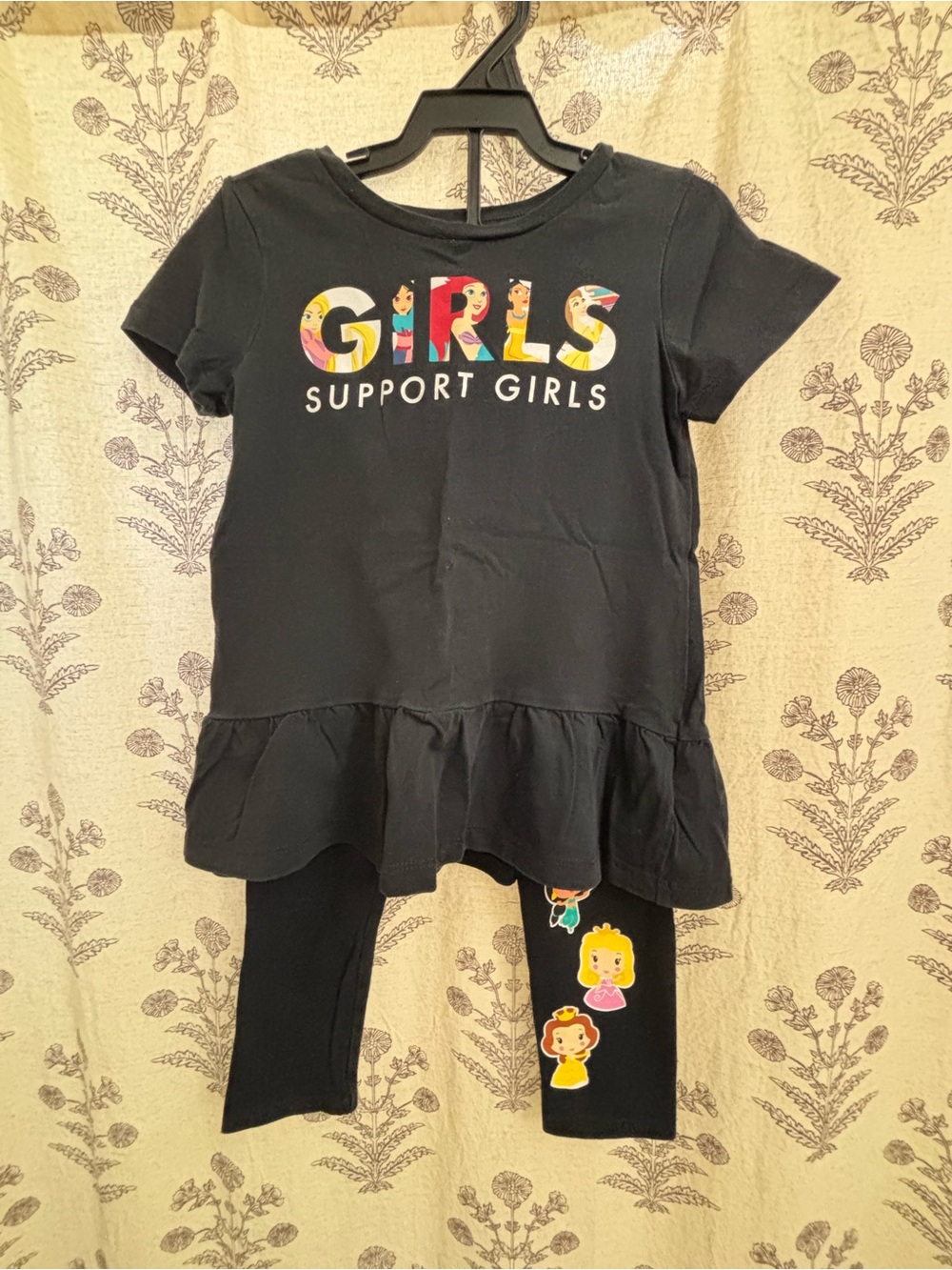 Disney Princess Girls 2-Piece Outfit Set